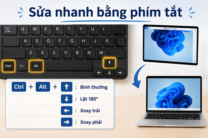 Màn hình laptop bị xoay ngược ảnh 7