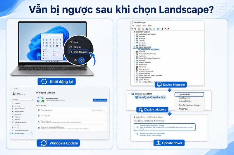 Màn hình laptop bị xoay ngược ảnh 8