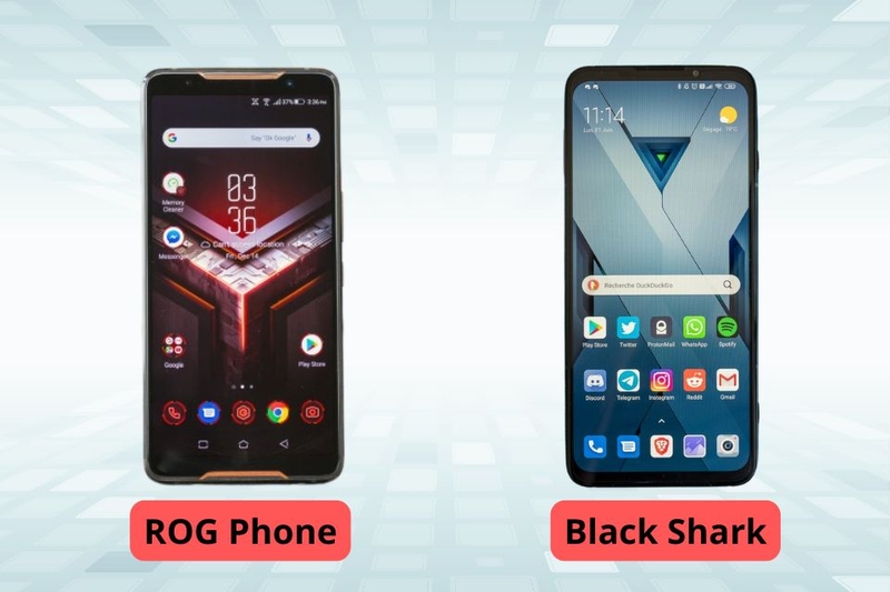 Màn hình và hiển thị ROG Phone và Black Shark