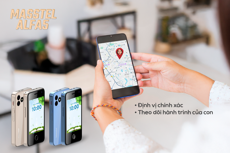 Tính năng định vị là điểm mạnh vượt trội nhất của Masstel Alfa 5