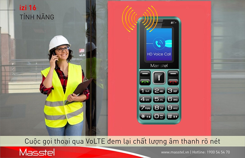 Một trong những điểm nổi bật của Masstel Izi 16 4G chính là khả năng kết nối 4G LTE