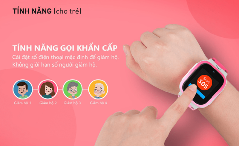 Nút SOS khẩn cấp tiện lợi