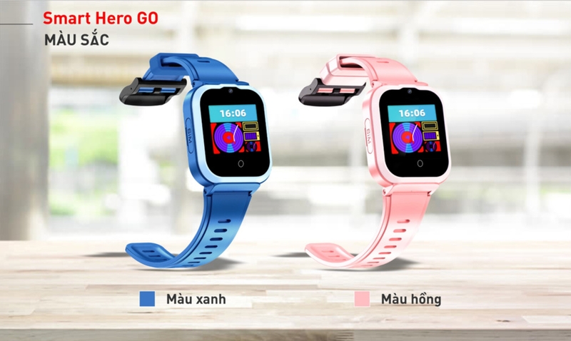 mart Hero Go sở hữu thiết kế thời trang và bắt mắt, với hai màu sắc tươi sáng là xanh và hồng