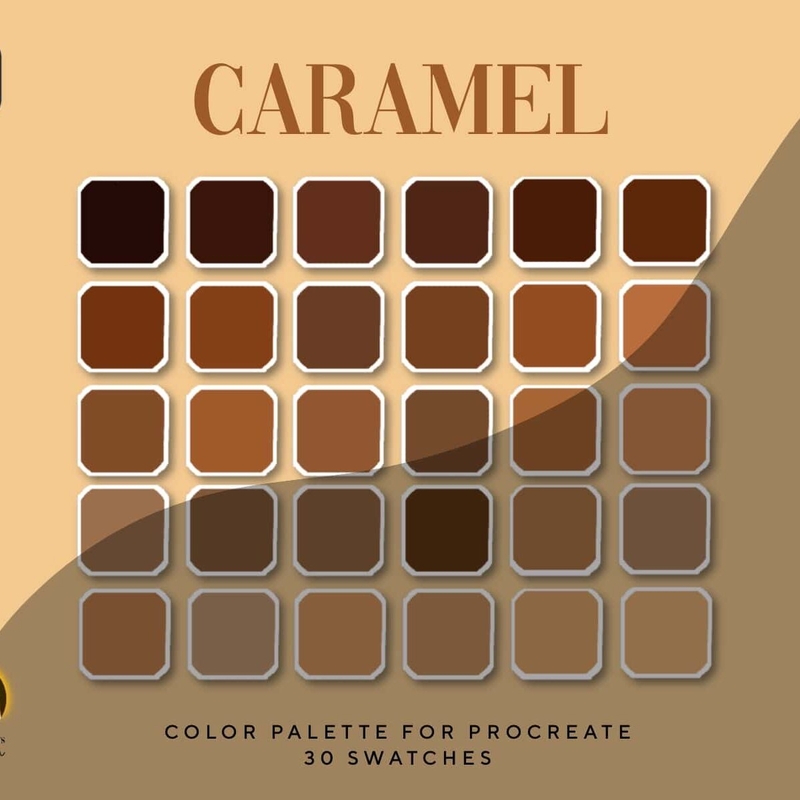 Caramel là từ dùng để chỉ màu nâu vàng ấm giống màu đường caramel sau khi được đun chảy