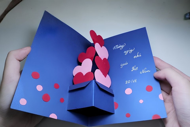 Mẫu thiệp độc đáo 3D