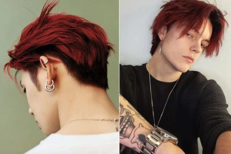 Nhuộm màu nâu đỏ