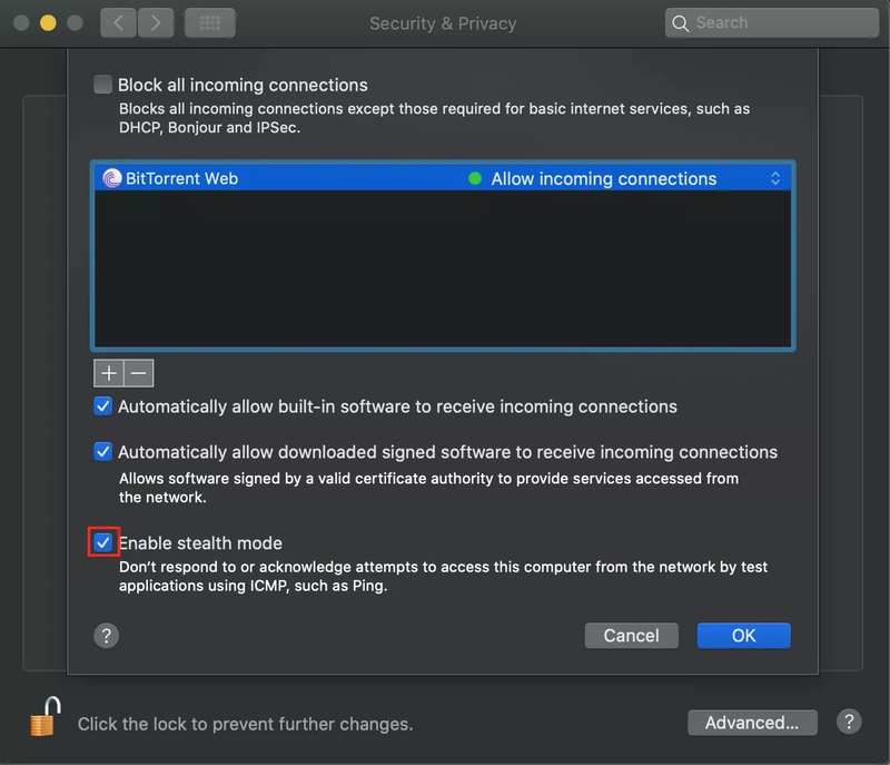 Máy Mac có cần tường lửa không 4.png