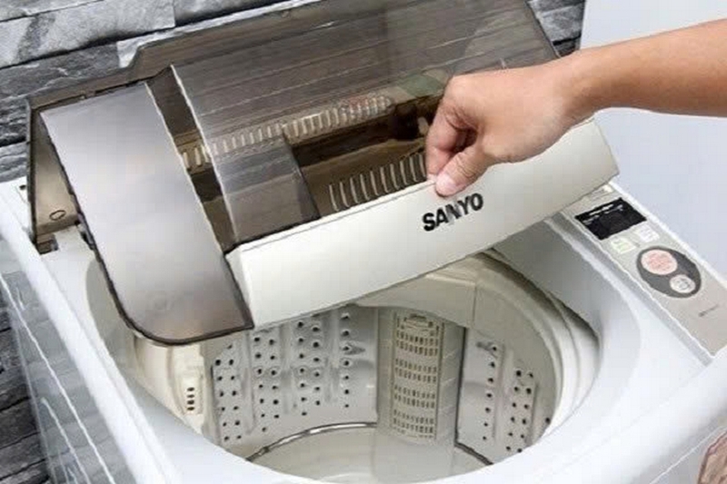 Máy giặt Sanyo lỗi EA EC ảnh 1