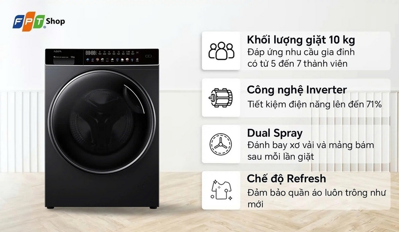 Máy giặt tiết kiệm điện nước tốt nhất 2026 ảnh 6