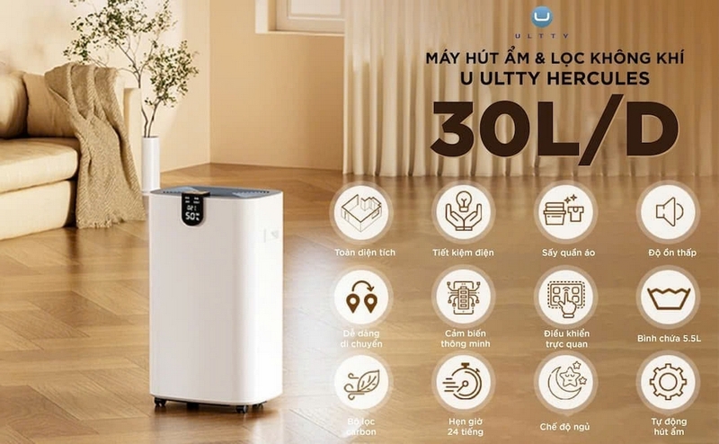 Máy hút ẩm Ultty ảnh 2