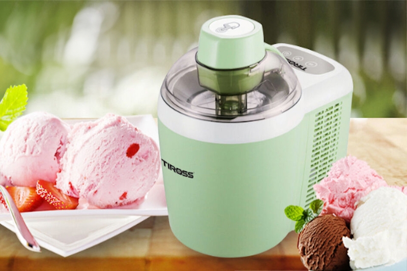 Máy làm kem tươi mini Tiross tự động