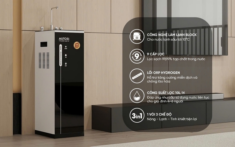 Máy lọc nước Mutosi 1 vòi ảnh 4