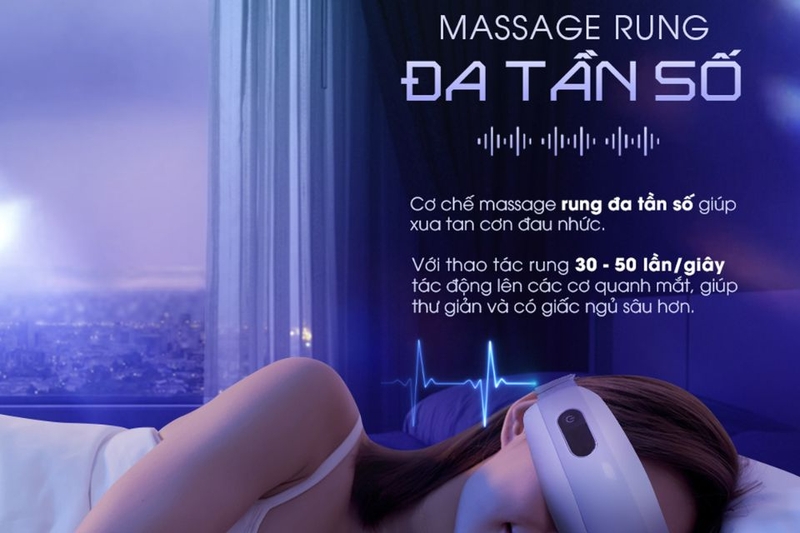 Máy massage Buheung rung đa tần số tăng hiệu quả làm giảm đau nhức