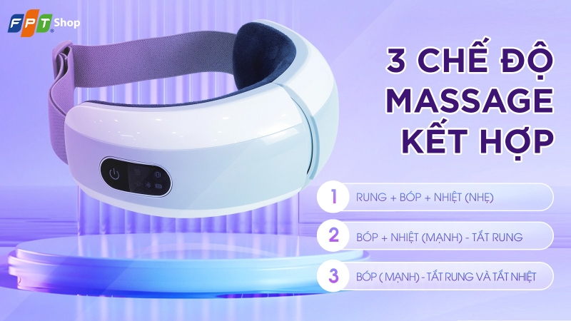 Máy massage mắt Buheung