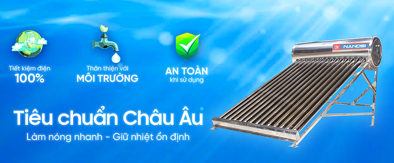 chất lượng máy nước nóng năng lượng mặt trời