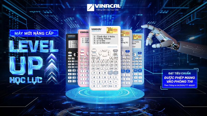 Các model VinaCal đều bảo đảm không chứa bộ nhớ mở rộng hay kết nối mạng không dây