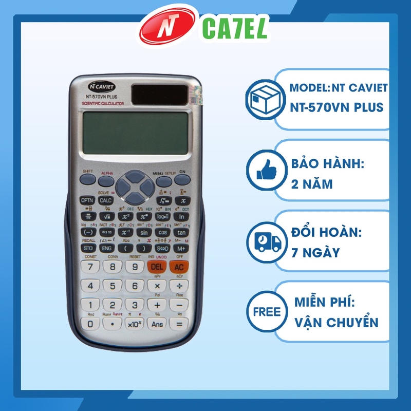 Các dòng máy tính khoa học của Catel NT CAVIET đều được mang vào phòng thi