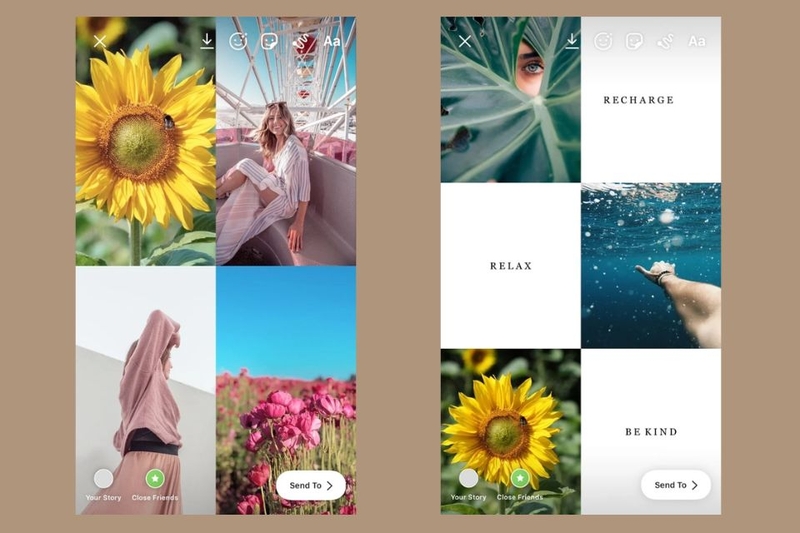 Mẹo giúp sắp xếp bố cục ảnh trên Story Instagram đẹp