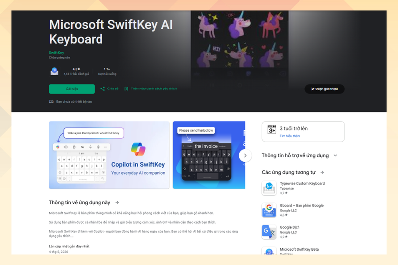 Microsoft SwiftKey AI Keyboard
