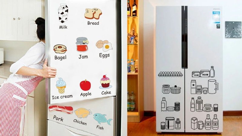 Dùng các miếng dán sticker