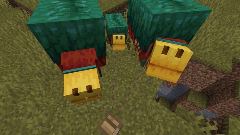 Trong game Minecraft 1.20.12, sinh vật Sniffer rất hiền lành
