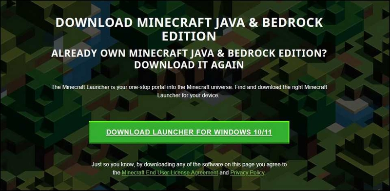 Cài đặt và đăng nhập vào Minecraft Launcher