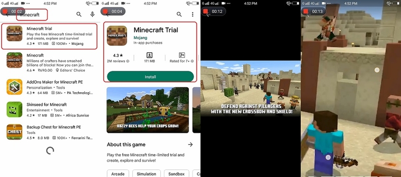 Cách tải về Minecraft Trial cho thiết bị Android của bạn
