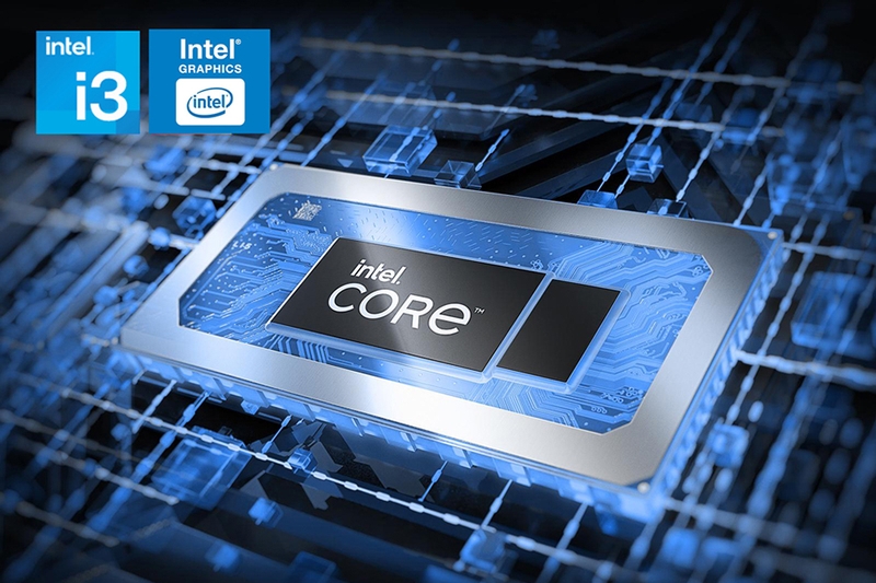 Hiệu năng mạnh mẽ với CPU Intel Core i3-1315U