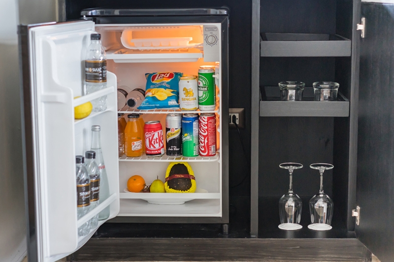 Đối với các khách sạn 3 sao, minibar 40-50 lít là lựa chọn phổ biến