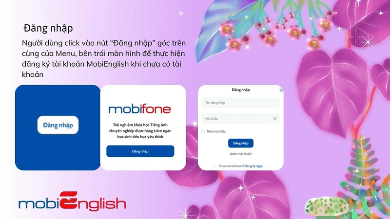 Cách tải về MobiEnglish