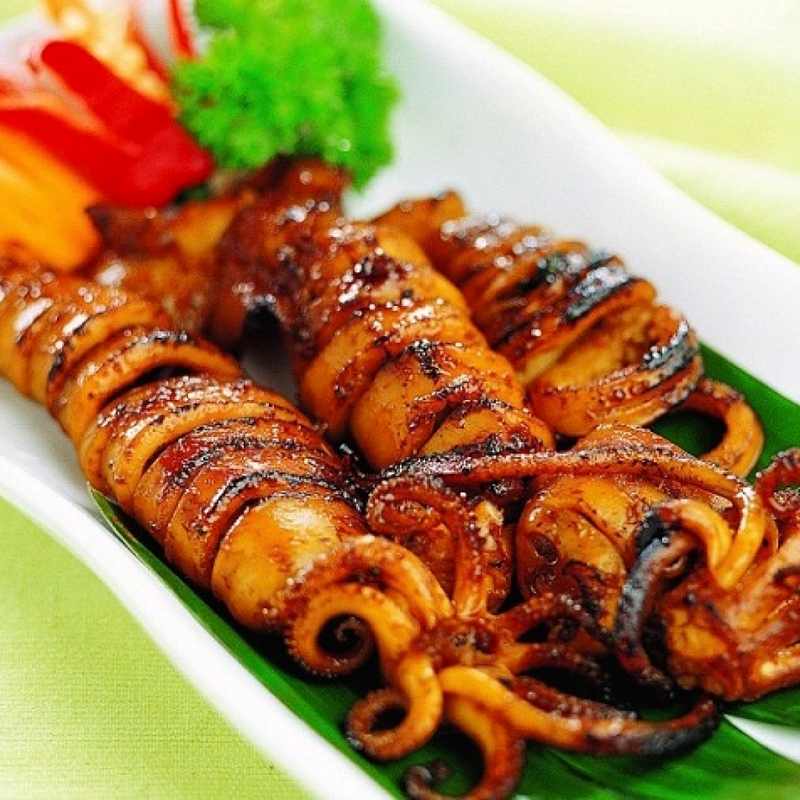 Mực nướng sa tế