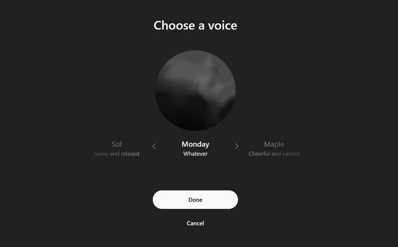Monday Voice Mode ảnh 1