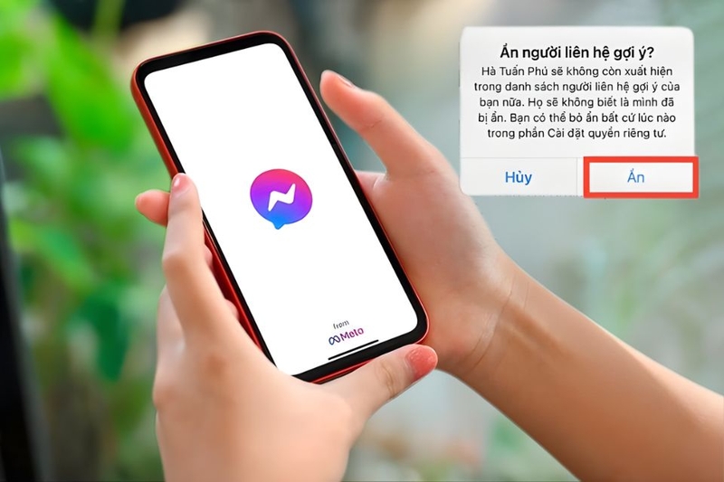 Một số điều cần lưu ý khi ẩn liên hệ gợi ý trên Messenger