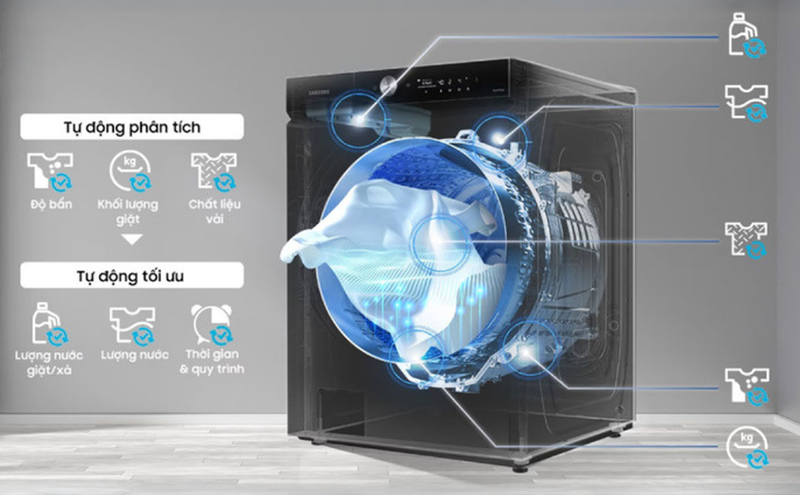 Các yếu tố cần lưu ý khi mua máy giặt cửa ngang