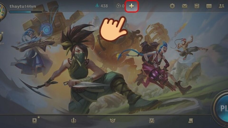 Nhấn vào biểu tượng dấu “+” trên màn hình chínhien-3.jpg