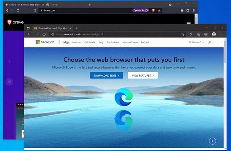 Nên chọn Microsoft Edge hay Brave ảnh 1