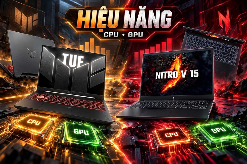 Nên mua Asus TUF Gaming hay Acer Nitro V ảnh 1