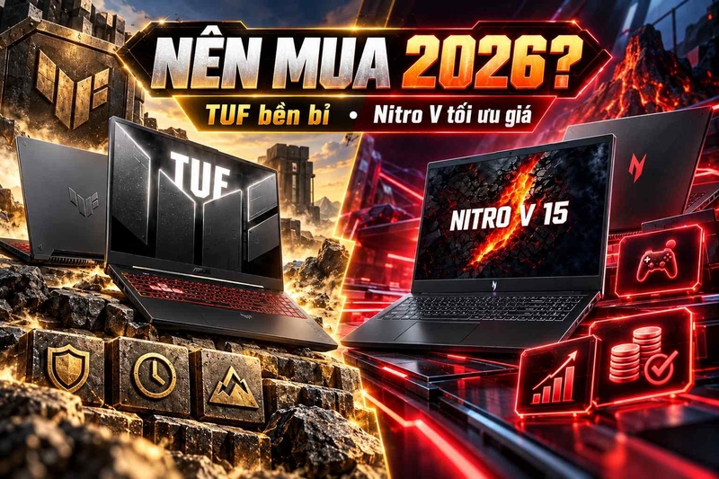 Nên mua Asus TUF Gaming hay Acer Nitro V ảnh 12