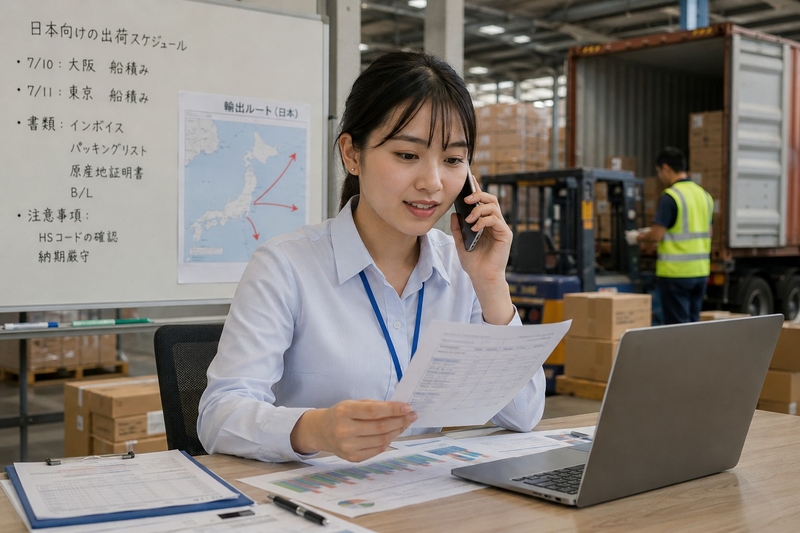 Nhân viên xuất nhập khẩu, logistics