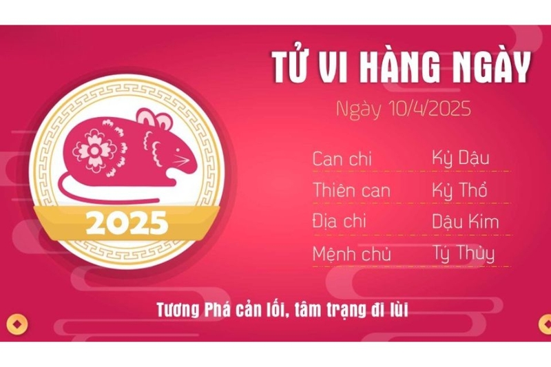 Ngày 10/4 là ngày gì theo lịch vạn niên 2025?