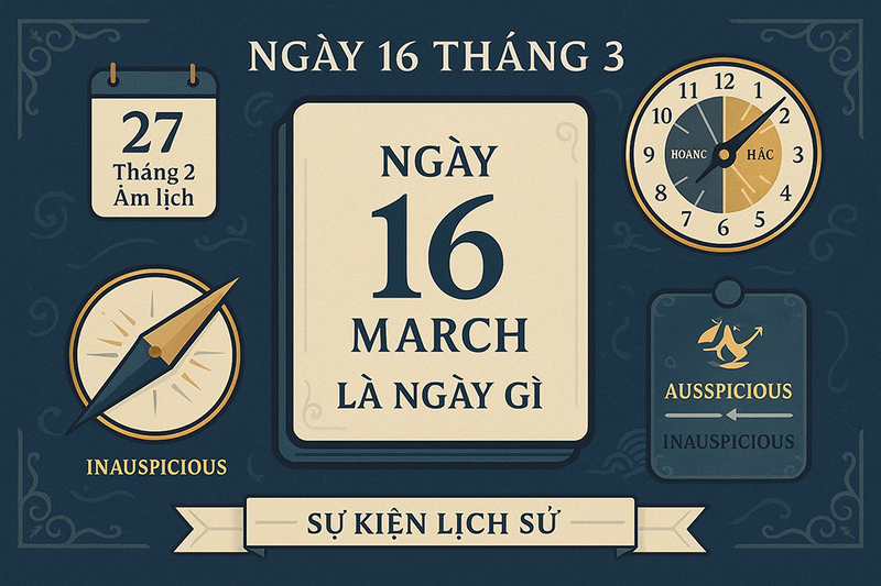 Ngày 16 tháng 3 là ngày gì trong năm