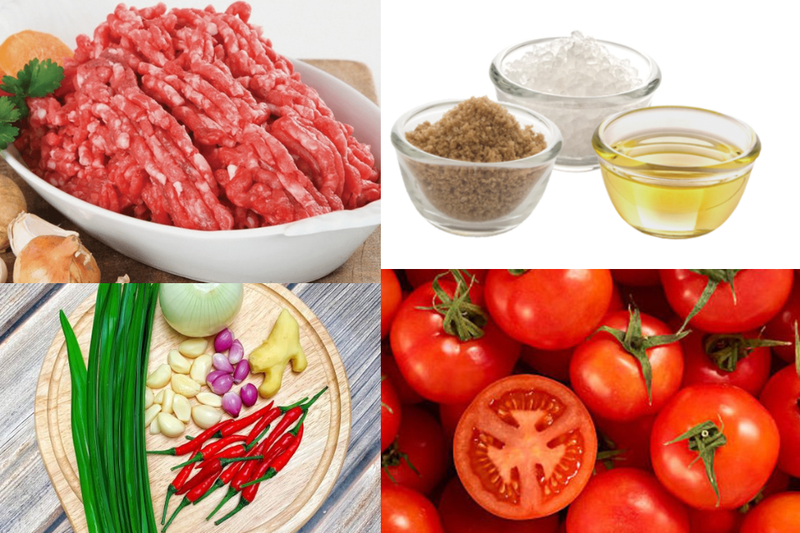 Nguyên liệu làm xíu mại truyền thống