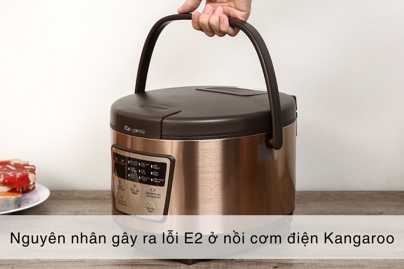Nồi cơm điện Kangaroo báo lỗi E2 2