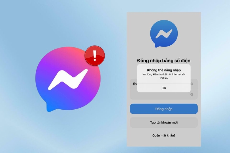 Nguyên nhân khiến Messenger không đăng nhập được