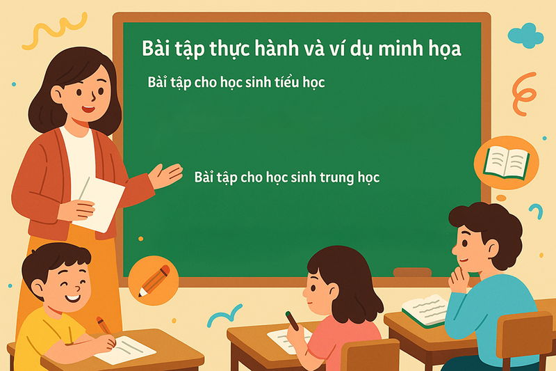 Bài tập thực hành và ví dụ minh họa