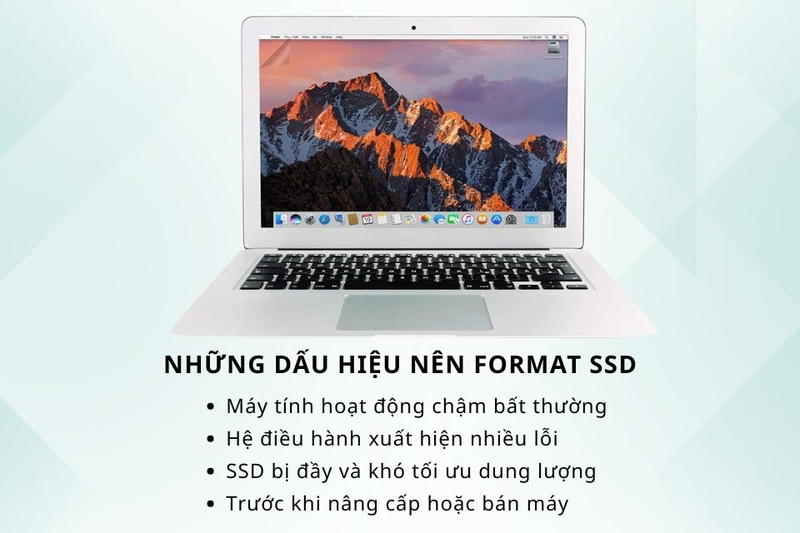 Những dấu hiệu cho thấy bạn nên format SSD