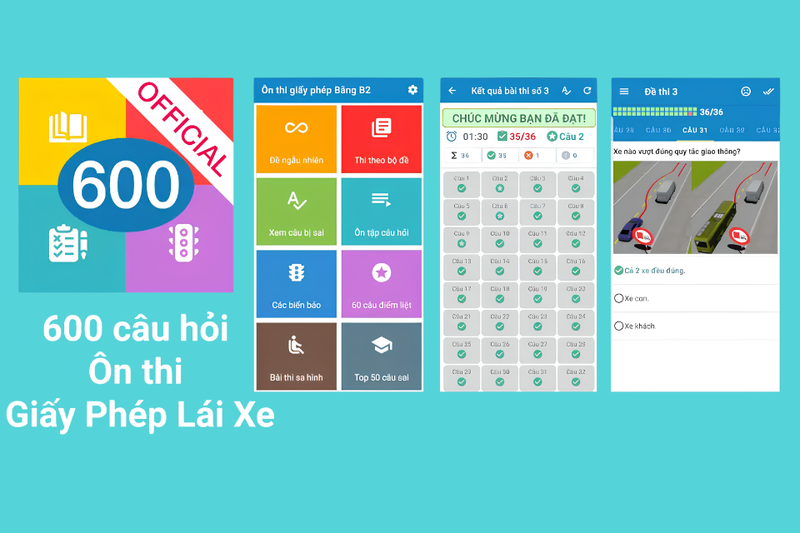 Những lợi ích khi sử dụng Ôn thi GPLX 600 Câu 2026