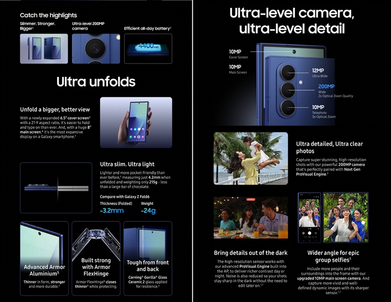 Những rò rỉ chi tiết về Galaxy Z Fold 7 trước thềm sự kiện Unpacked 2025