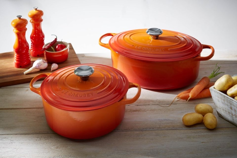 Nồi Gang LeCreuset 24 cm Orange