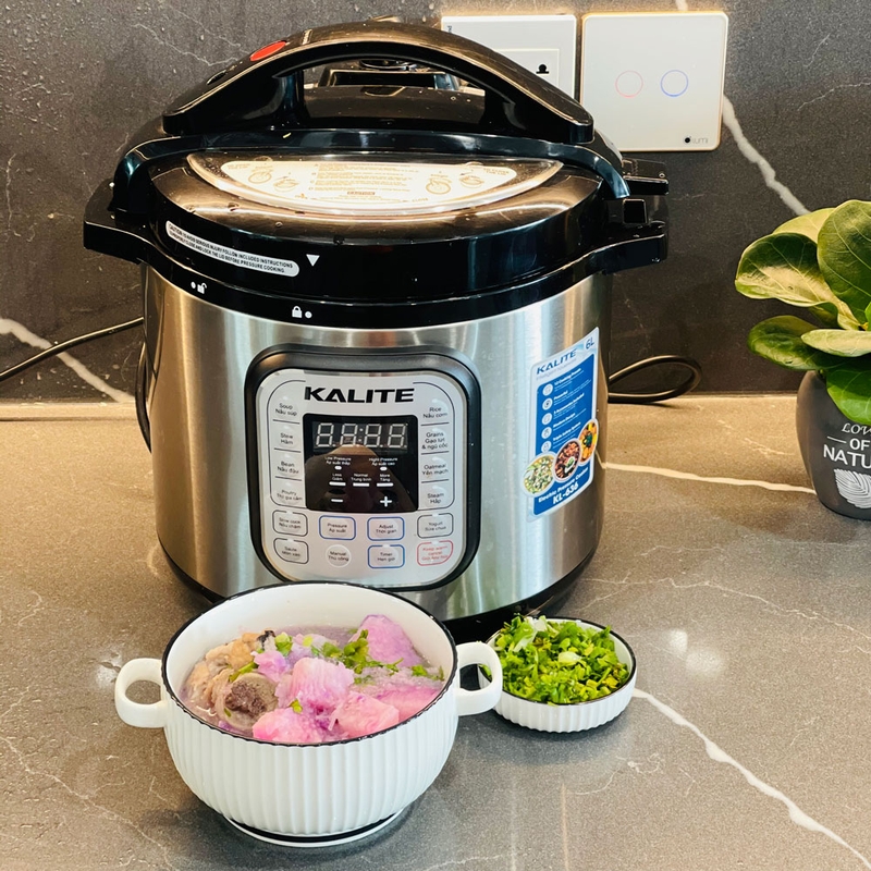 Nồi áp suất Kalite hỗ trợ nấu trọn dưỡng chất